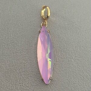 Elegant Gold and Pink Pendant